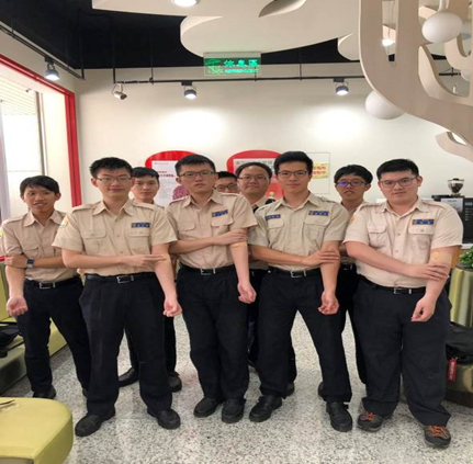 役男參加捐血公益活動，展現熱心公益