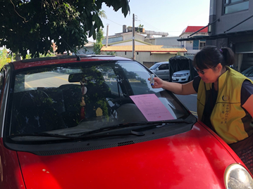 Using “vehicle license plate recognition system" to trace the vehicles in arrears