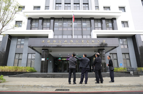 行政執行署林署長視察新建辦公廳舍