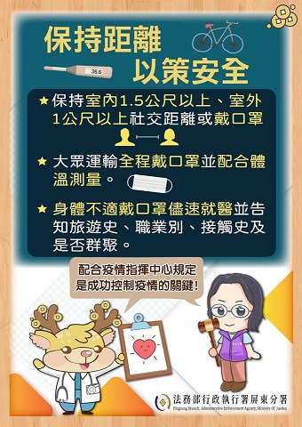 各項防疫措施宣導海報