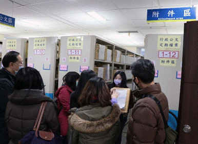交通部臺灣鐵路管理局陳副處長率所屬同仁至新北分署理檔案管理標竿學習參訪活動。