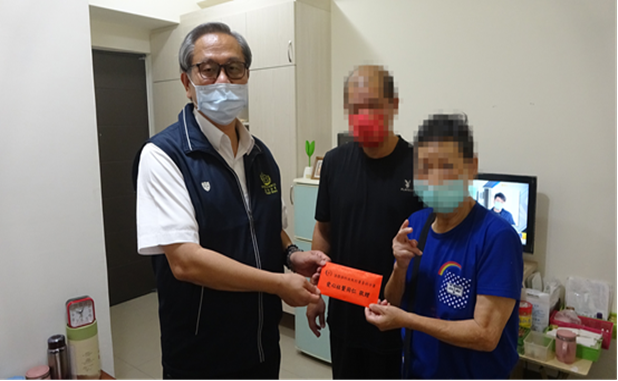 葉分署長致贈捐款