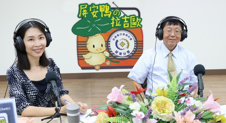 執行署長林慶宗與屏東分署長楊碧瑛Podcast對談