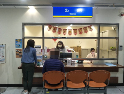 義務人至新北分署洽書記官說明案情並辦理分期繳納。