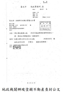 查封公文