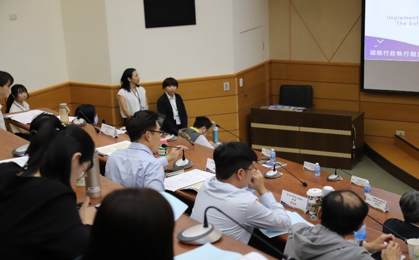 同時線上與13個分署連線同步進行本次研討會