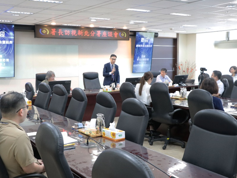 署長十分讚賞新北分署卓越之績優表現，並就各項提問詳予回應。