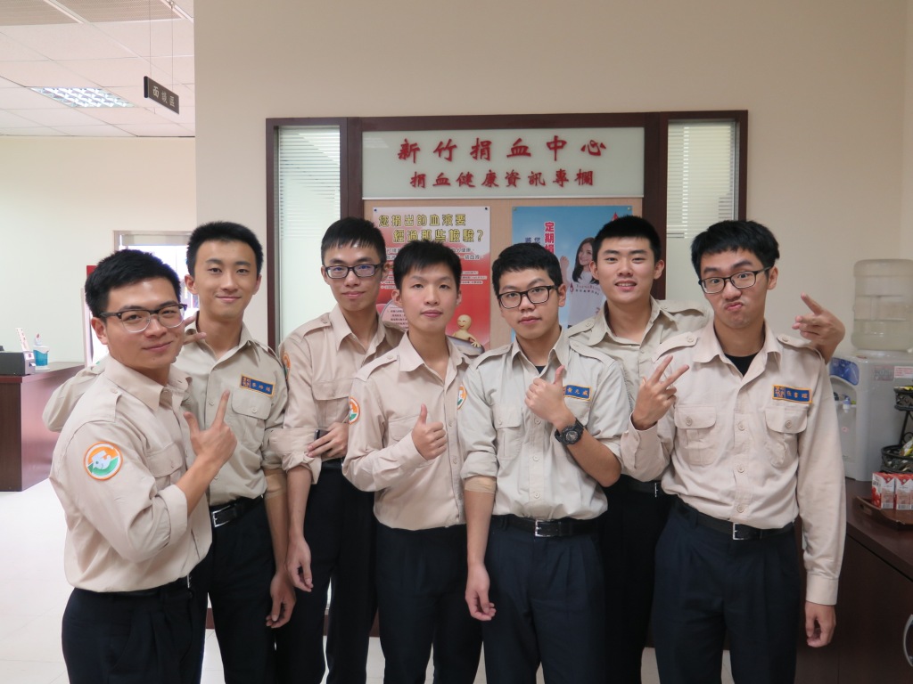 新竹分署役男參與捐血公益活動